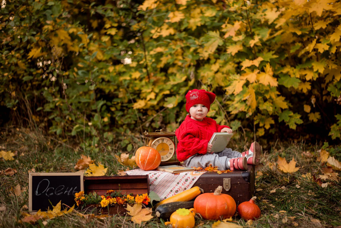 fall baby photoshoot ideas