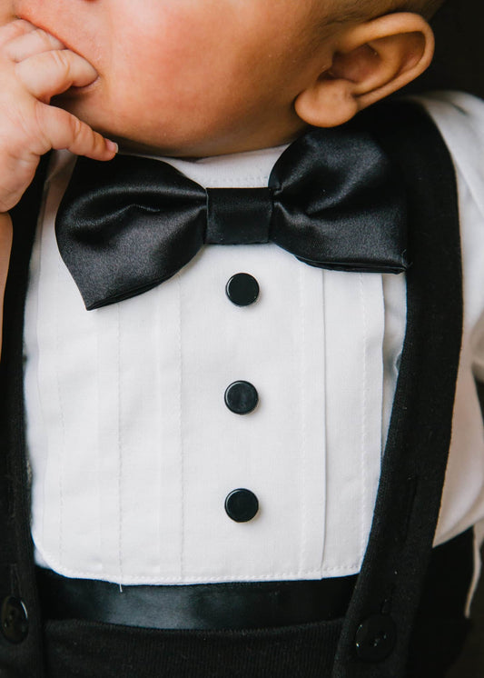 Black Baby Bow Tie