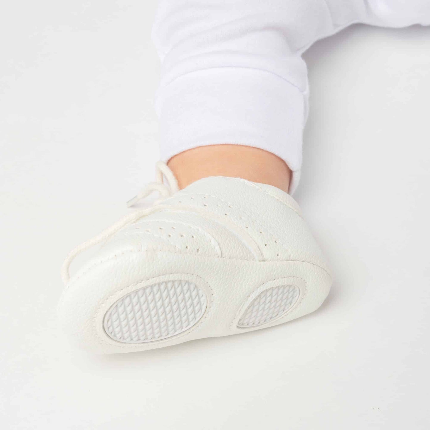 Baby Boy Baptism Shoes - White