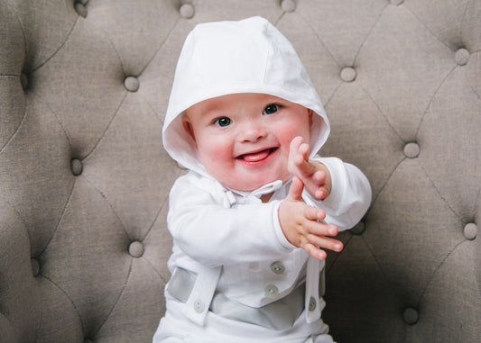 White Baby Christening Bonnet